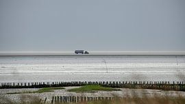 Ebb Tide at Mandø in the Wadden Sea by Lene Shannon