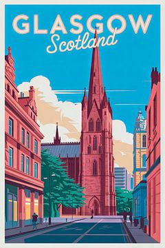 Glasgow, Schotland van Poster Art Shop