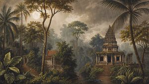 Ancienne forêt tropicale paysage