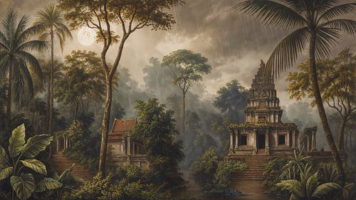 Antike Regenwald Landschaft