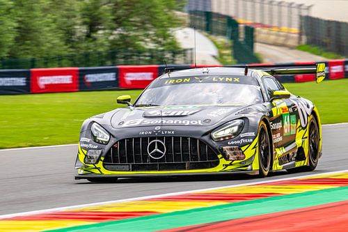 La Mercedes-AMG GT GT3 sur le circuit de Spa-Francorchamps