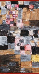 Aufstieg einer Stadt (1930) Gemälde von Paul Klee