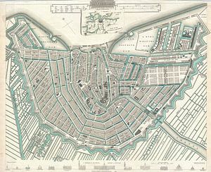 Amsterdam, historische plattegrond