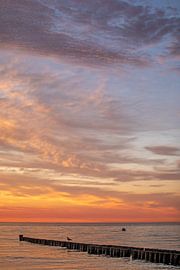 Sonnenuntergang am Ostseestrand