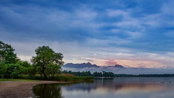 Silence on the lake Simssee van Ursula Di Chito