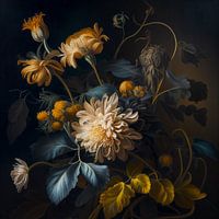 Harmonie in goud en petrol