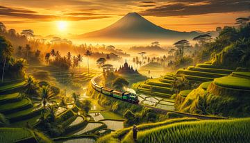 Javanese Dawn - Train Through Paradise