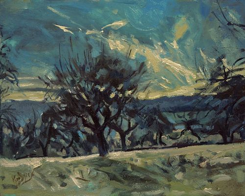 Boomgaard in ruste van Nop Briex