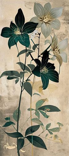 Lys abstraits | Moderne Floral Chic
