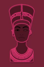 Nofretete Ägypten rot