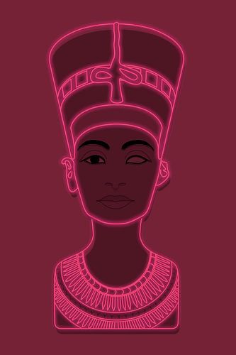 Nofretete Ägypten rot