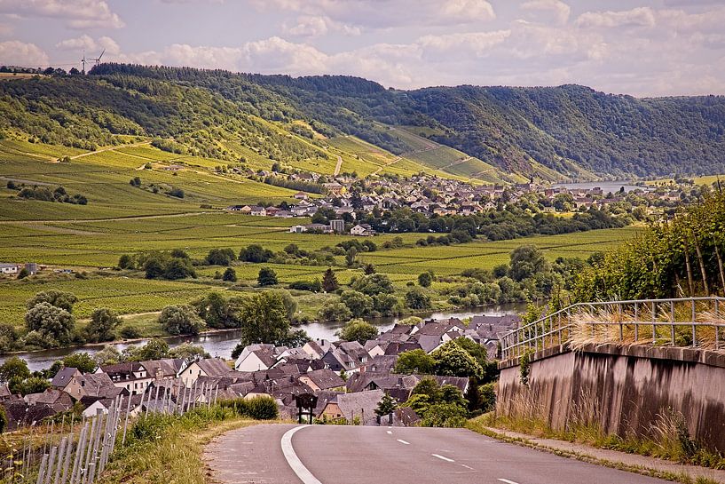 Moselle valley near Kesten and Wintrich by Rob Boon