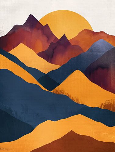 Peinture moderne Boho