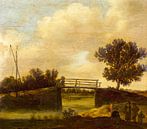 Landschap met brug, bekend als 'Het bruggetje', Jan van Goyen van Meesterlijcke Meesters thumbnail