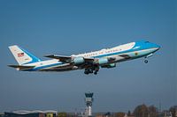 Visit AF1 with President Biden at Brussels airport.
