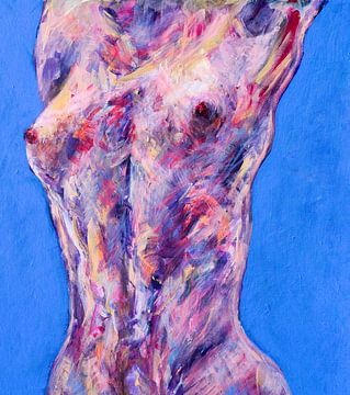 Vrouwelijk naakt torso van Paul Nieuwendijk