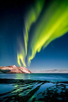 L'aurore boréale en Norvège sur Sascha Kilmer