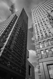 Wolkenkratzer an den Zuidas in Amsterdam von shoott photography