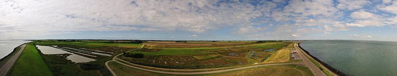 Panorama of Burgh-Haamstede from Plompe tower by Thomas Poots