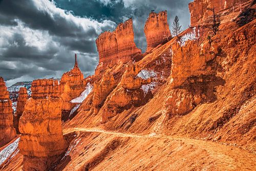 Walkway through Bryce Canyon, Utah