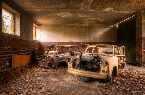 Framework van een Trabant.