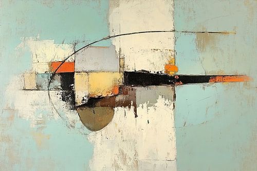 Calming Yellow Orange Abstract