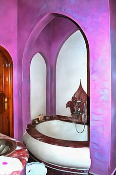 Badkamer Marrakech 1 van Dorothy Berry-Lound