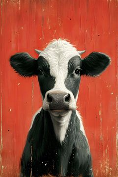 Portrait of Cow by But First Framing