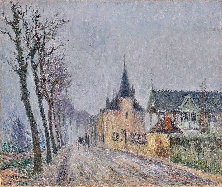 Gustave Loiseau, The quay of Pothuis in Pontoise, 1905 by Atelier Liesjes
