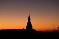 Man spürt beinahe die klirrende Kälte bei diesem Sonnenaufgang