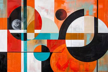 Kleurrijke geometrie van Poster Art Shop