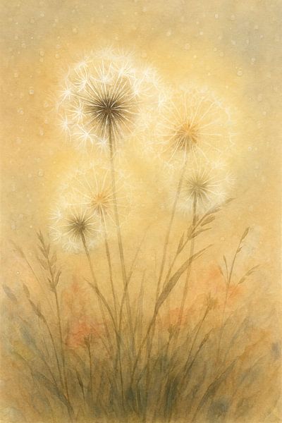 heldere paardenbloemen van Claudia Gründler