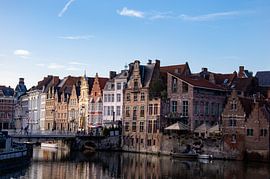 Ghent Center at the Lei river by Jord de Wilde