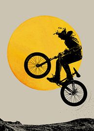 Minimal Art Biker #minimal von JBJart Justyna Jaszke