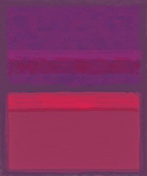 Peinture abstraite avec du rouge et du violet