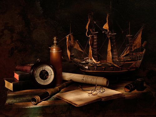 Spyglass met zeilschip