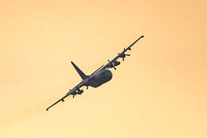 Lockheed C-130 Hercules military airplane of the Royal Dutch Air Force