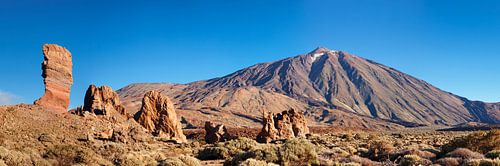 Los Roques de Garcia, Pico del Teide, Tenerife, Canarische Eilanden, Spanje van Markus Lange