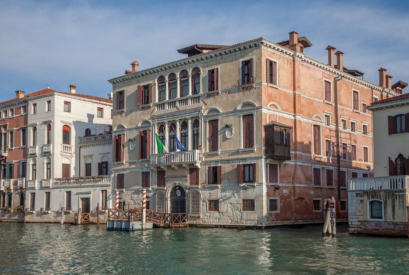 Old buildings by the canal in the old centre of Venice, Italy by Joost Adriaanse