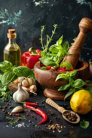 Gewürze – Perfekte Küchenkunst von Poster Art Shop