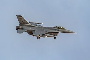 U.S. Air Force General Dynamics F-16C Fighting Falcon.