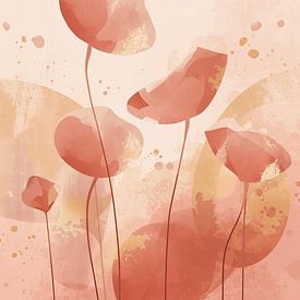 Abstrakte Blumen von Marieke van Rijsewijk