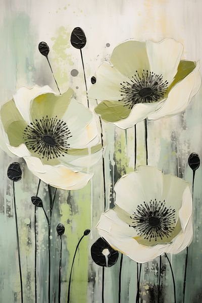 Flowers green by Bert Nijholt