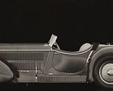 Mercedes - Benz SSK710 1930 B&W van Jan Keteleer thumbnail