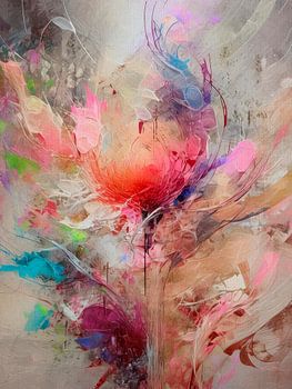 Tulpenexplosion Abstrakt