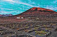 La Geria (Lanzarote) | Van Gogh-stijl van Peter Balan thumbnail