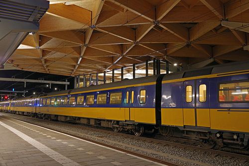 Zug im Bahnhof Assen