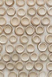 Geschichtete Kreise in beruhigenden Erdtönen von Color Square