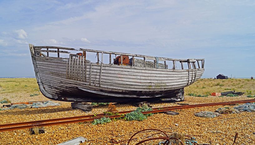 Épave de bateau à Dungeness par Babetts Bildergalerie