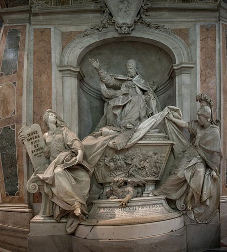 Beeld in het St. Pieter, Vaticaanstad